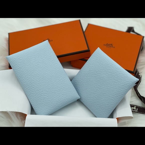 Hermes Handbags - Hermes Bastia and Calvi Set Blue Brume New